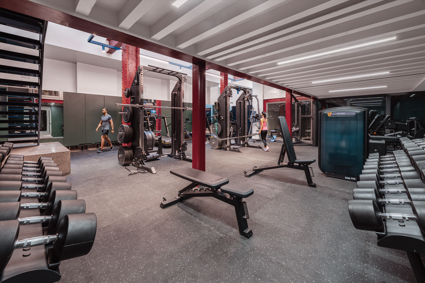 Strength & conditioning floor